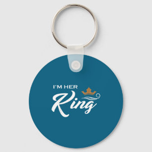 Shirt And Her King Husband Wife Boyfriend Key Ring