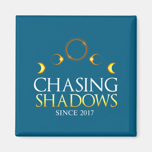 Shirt And Solar Eclipse 2017 Total Solar Magnet (Front)