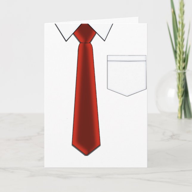 Shirt and Tie Father's Day Card (Front)