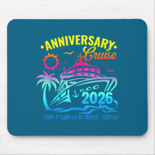 Shirt Anniversary Cruise Making Memories Together Mouse Pad