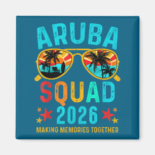Shirt Aruba Vacation Squad Family Matching Magnet