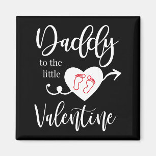 Shirt Baby Reveal Valentine Pregnancy Announce Magnet