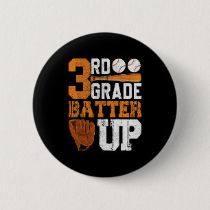 Shirt Back School 3rd Grade Students 6 Cm Round Badge
