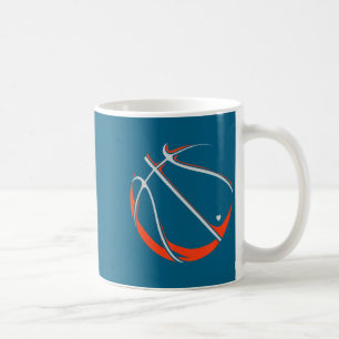 Shirt Basketball Silhouette Basketball Player Bask Coffee Mug