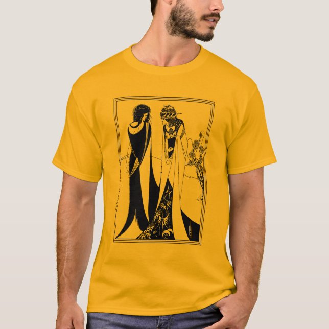 Shirt:  Beardsley Illustration - John and Salomé T-Shirt (Front)