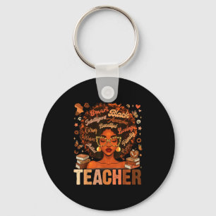 Shirt Black Teacher Magic Black History Key Ring