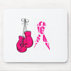 Shirt Breast Cancer Awareness Husband Support Mouse Pad