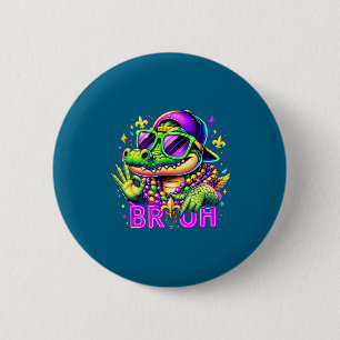 Shirt Bruh 67 Mardi Gras Six 6 Cm Round Badge