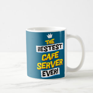 Shirt Cafe Server Restaurant Job Occupation Coffee Mug