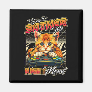 Shirt Cat Gaming Shirt Men Boys Video Game &amp; C Magnet