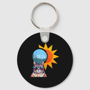Shirt Cat Solar Eclipse Glasses Accessories Key Ring