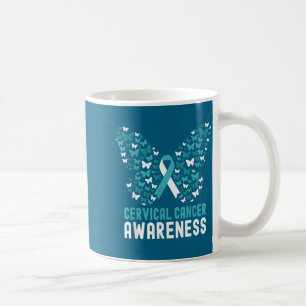 Shirt Cervical Cancer Awareness Month Butterfly Coffee Mug