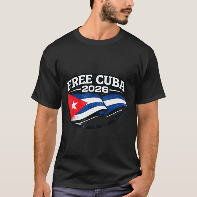 Shirt Cuba Cuba Libre Donroe Doctrine (Front)