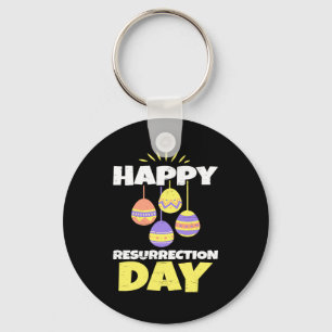 Shirt Easter Jesus Happy Resurrection Day Key Ring