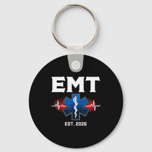 Shirt Emt Student Graduation Emt Est Key Ring