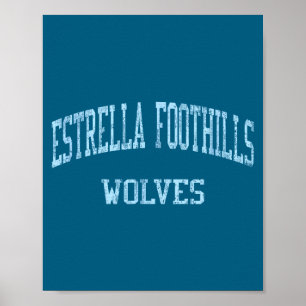 Shirt Estrella Foothills High School Hs Poster