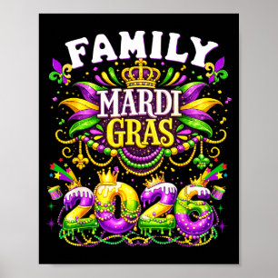 Shirt Family Mardi Gras Making Memories Poster