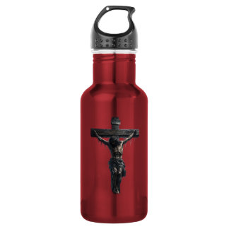 shirt featuring a touching artwork of Jesus Christ 532 Ml Water Bottle