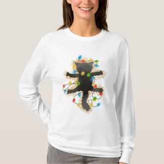 Shirt for Christmas Lampoon Griswold Cat in lights