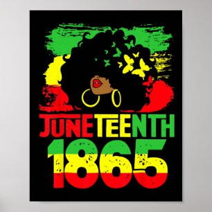 Shirt For Women Juneteenth Black American African Poster