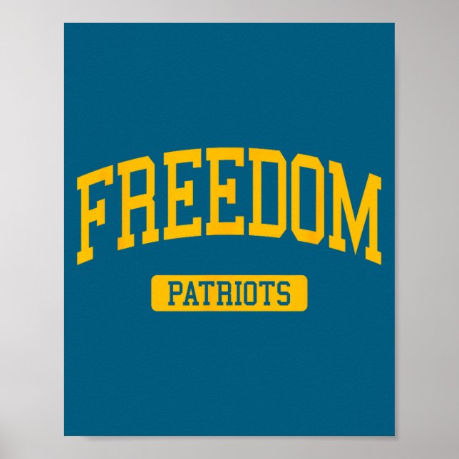 Shirt Freedom High School Hs Bethlehem Poster (Front)