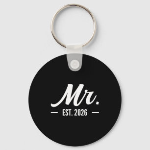 Shirt Husband Mr Est Married Wedding Key Ring