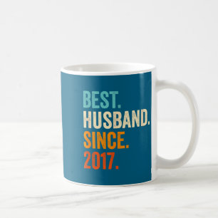 Shirt Husband Since 2017 8th Wedding Coffee Mug