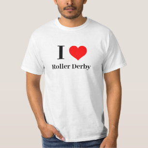 Shirt - I Heart Roller Derby