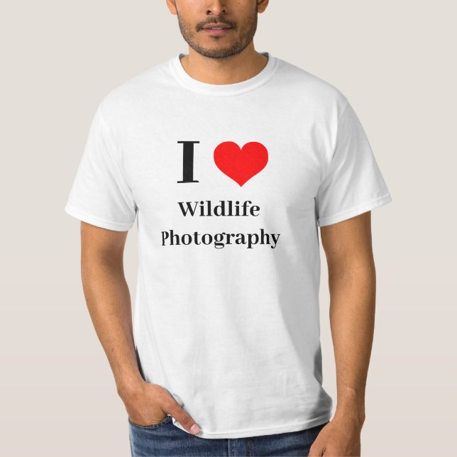 Shirt - I Heart Wildlife Photography (Front)