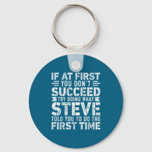 Shirt If Don' Succeed Try Doing Key Ring