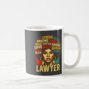 Shirt Lawyer Black History Month Powerful Coffee Mug