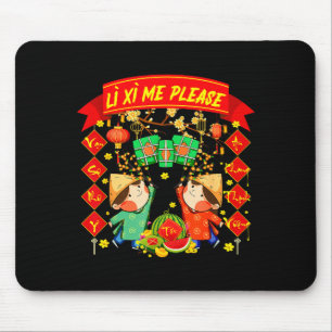 Shirt Li Xi Please Happy Vietnamese Mouse Pad