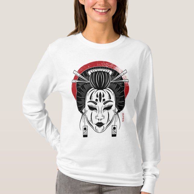 Shirt Long Manages the Geisha / Japan (Front)