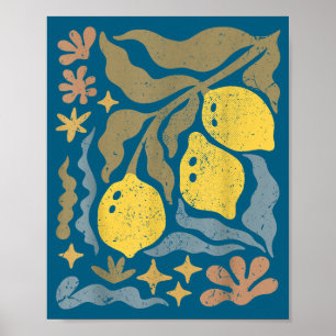 Shirt Matisse Boho Lemon Limoncello Amalfi Poster