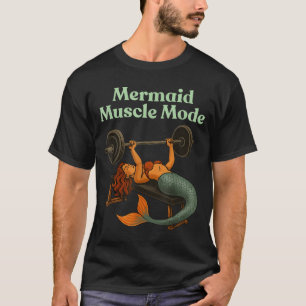 Shirt Mermaid Muscle Mode Gym Workout