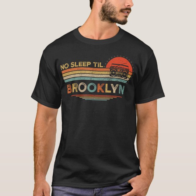 Shirt Old School Portable Stereo Retro (Front)