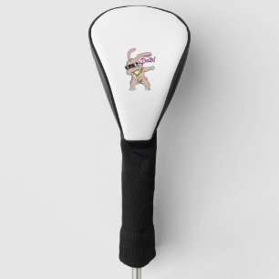 Shirt Rabbit Dance Dabbing Easter Bunny  Golf Head Cover