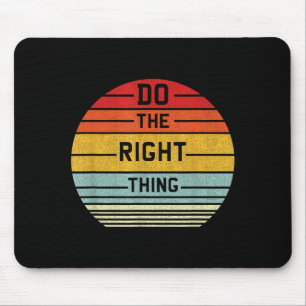 Shirt Right Retro Mouse Pad