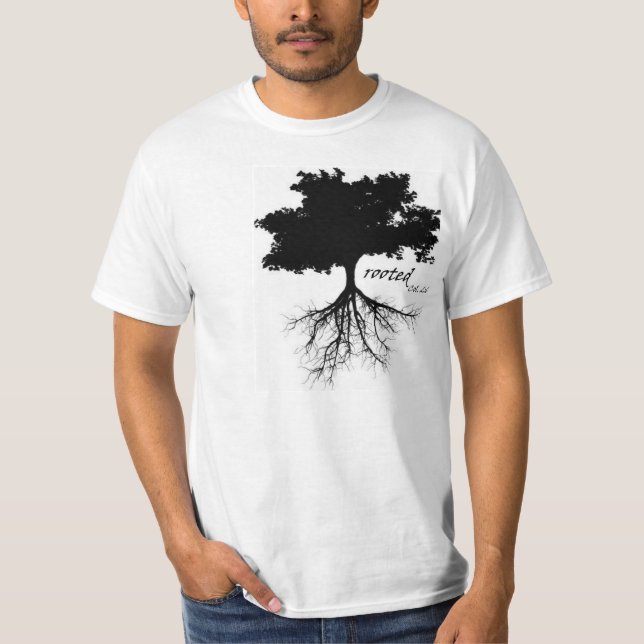 Shirt ("rooted" with tree silhouette) (Front)