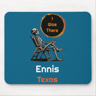 Shirt Solar Eclipse Ennis Texas There Mouse Pad