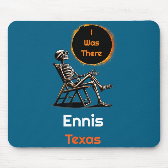 Shirt Solar Eclipse Ennis Texas There Mouse Pad (Front)