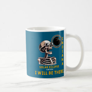 Shirt Solar Eclipse Skeleton Indiana Will Coffee Mug