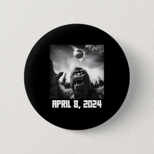 Shirt Solar Eclipse Totality April 8 6 Cm Round Badge
