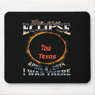 Shirt Solar Eclipse Tow Texas There Mouse Pad