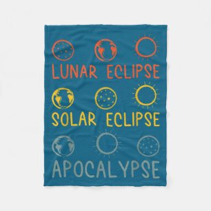 Shirt Solar Lunar Eclipse Apocalypse Celestial Fleece Blanket