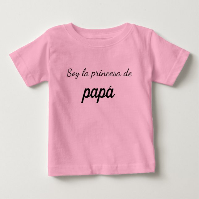 Shirt soy la princess de papa (Front)