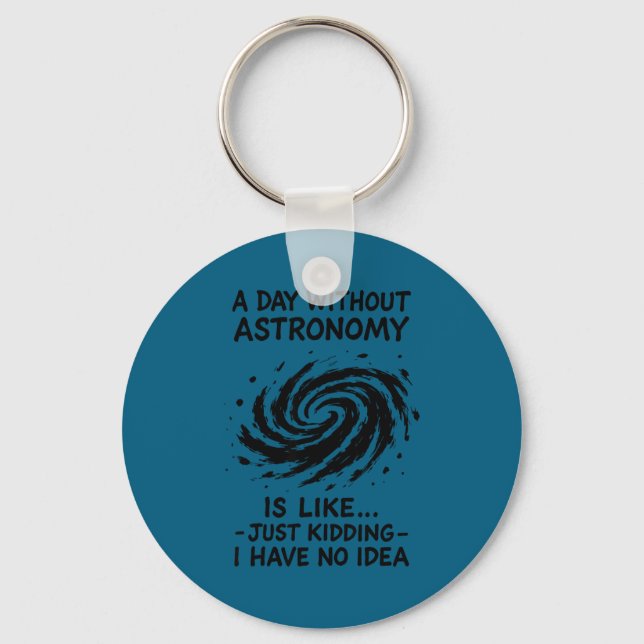 Shirt Space Exploration Solar Eclipse Universe Key Ring (Front)