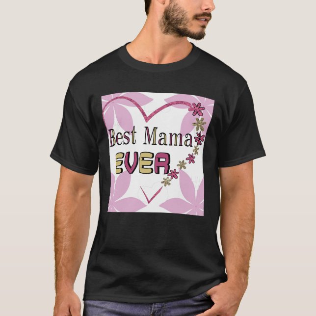 Shirt That Says Mama Cute Mother’s Day Tee For Mum (Front)