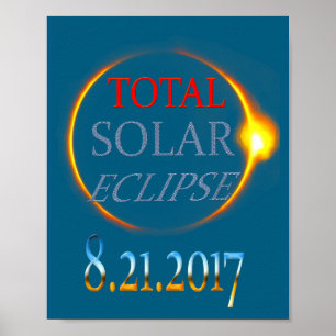 Shirt Total Solar Eclipse 2017 Poster