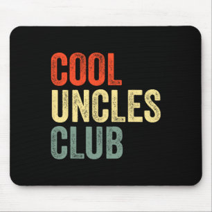 Shirt Vintage Cool Uncles Club Funny Fathers Day Mouse Pad